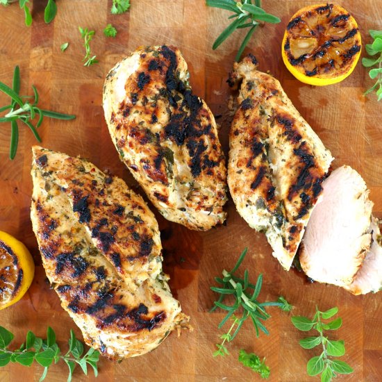 Lemon Herb Marinated Chicken