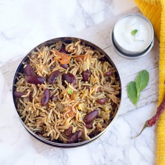 Kidney Beans Pulav