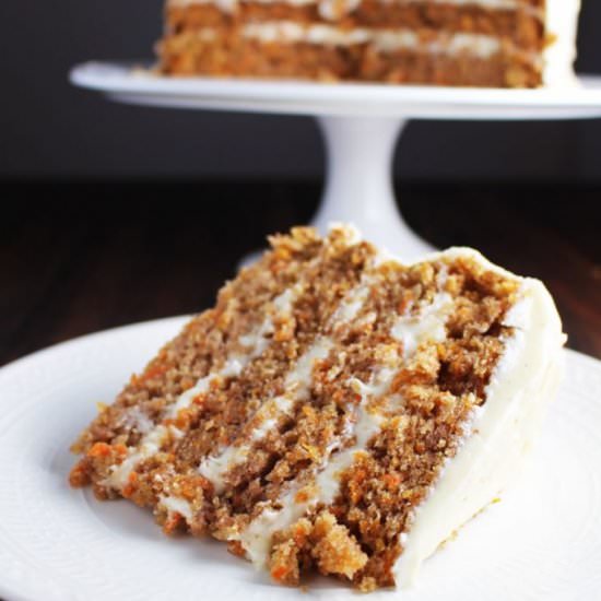 Carrot Cake w/ Brown Butter Icing