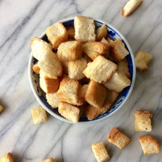 Homemade Croutons & Breadcrumbs