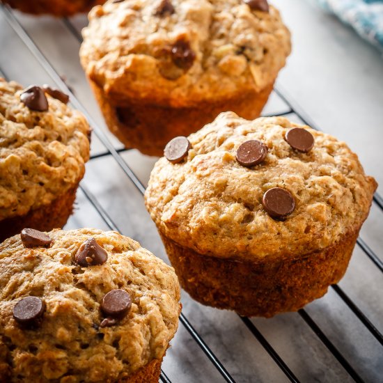 Chocolate Chip Banana Muffin