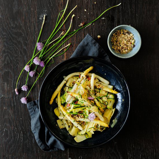 Pasta with Roasted Asparagus