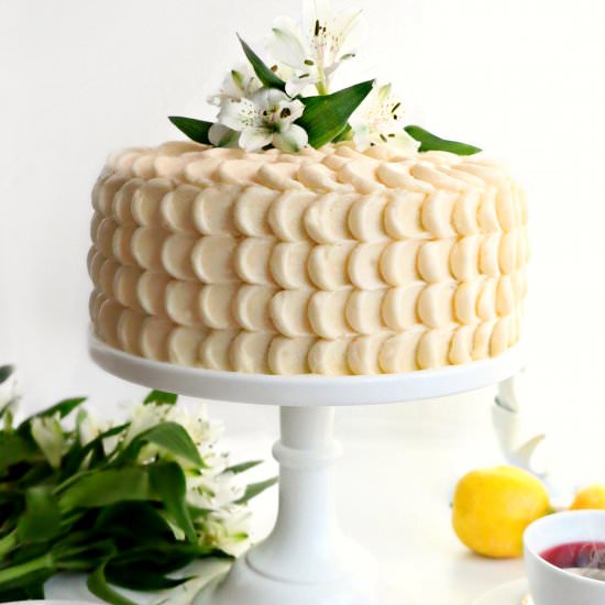 Lemon Cake with Elderflower SMBC