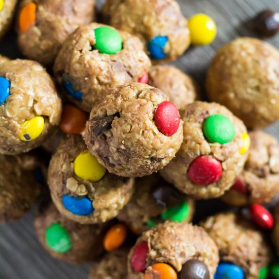 No-Bake Monster Cookie Bites