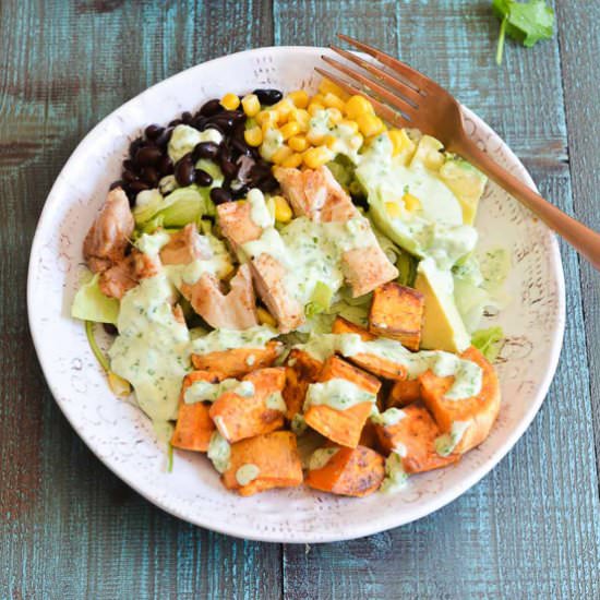 Sweet Potato Salad with Avocado