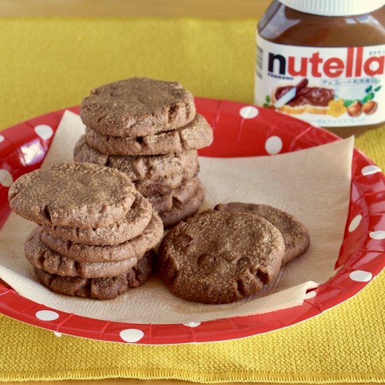 Nutella Chocolate Chip Cookies