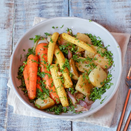 Ghee Roasted Vegetables