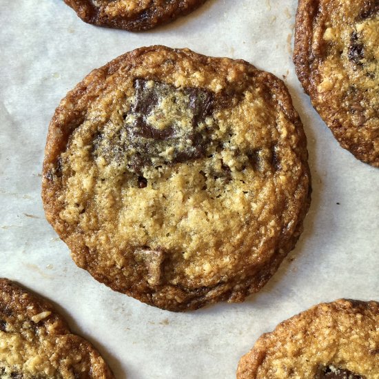 Rustic Chocolate Chip Cookies