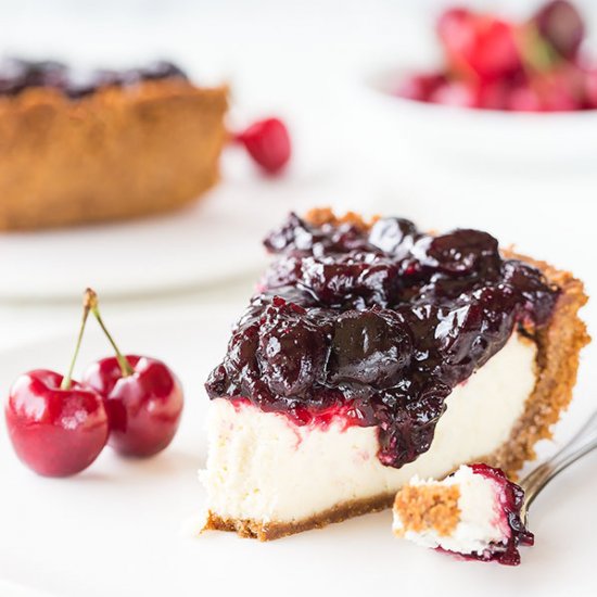 Cherry Cheesecake Pie