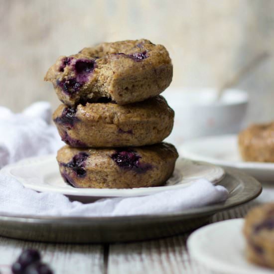 Blueberry Flax Donuts