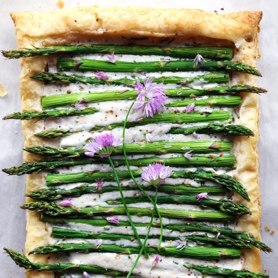 Simple Asparagus Tart