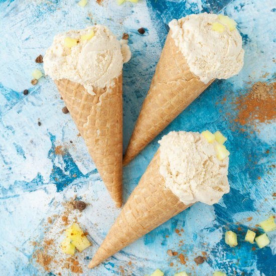 Roasted Pineapple Ice Cream