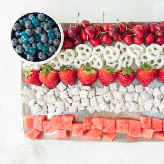 Flag Fruit & Dessert Platter