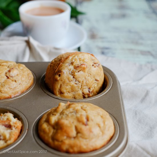 Delightful Breakfast Banana Date Muffins