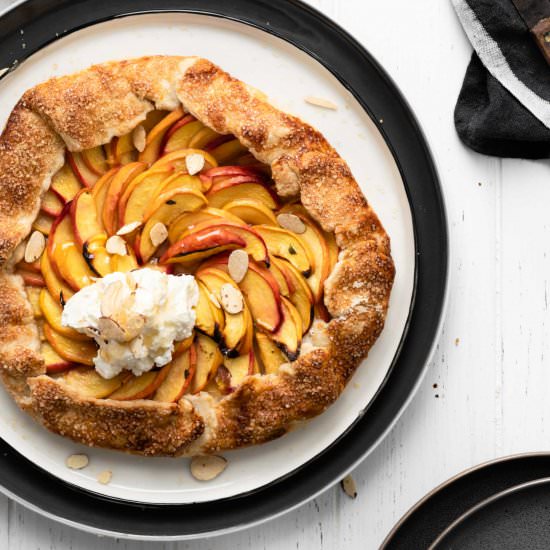 Lemon Thyme Peach Galette