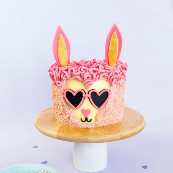 Cool AF Pink Llama Cake Tutorial