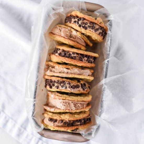 Sweet and Salty Ice Cream Sandwich