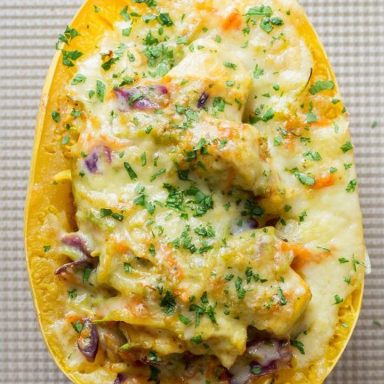 Chicken Spaghetti Squash