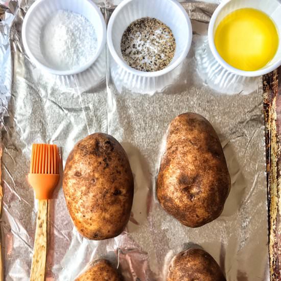 Perfectly Baked Loaded Potatoes