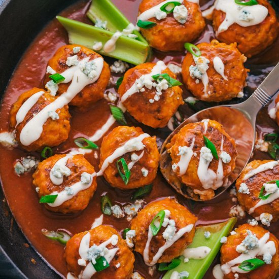 BUFFALO CHICKEN MEATBALLS