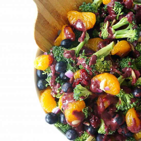 BLUEBERRY MANDARIN BROCCOLI SALAD