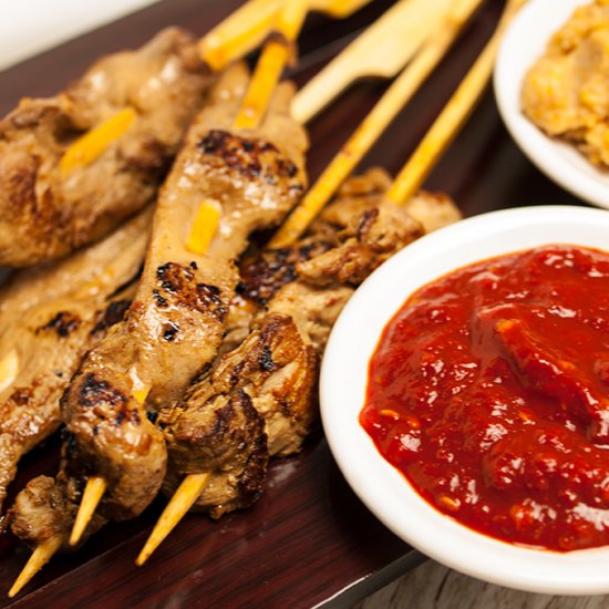 Satay skewers