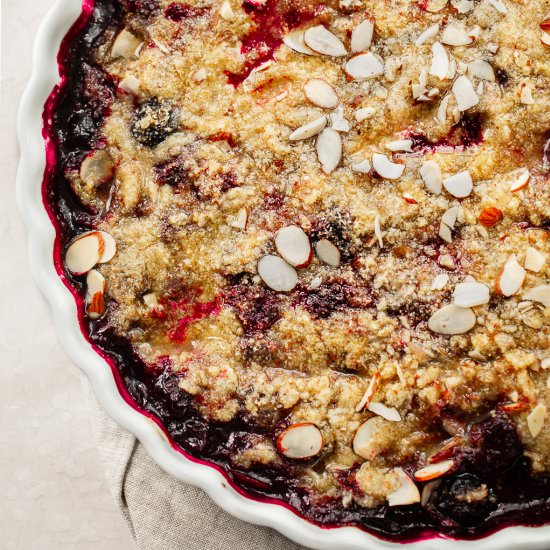 Sweet cherry crisp