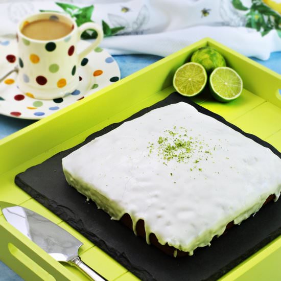 Easy Iced Lime Cake