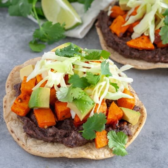 Chipotle Sweet Potato Tostadas