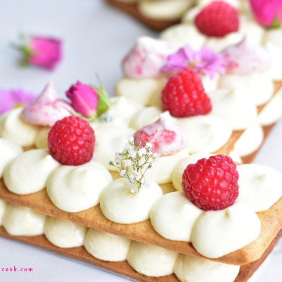 Number cake – lemon cream tart