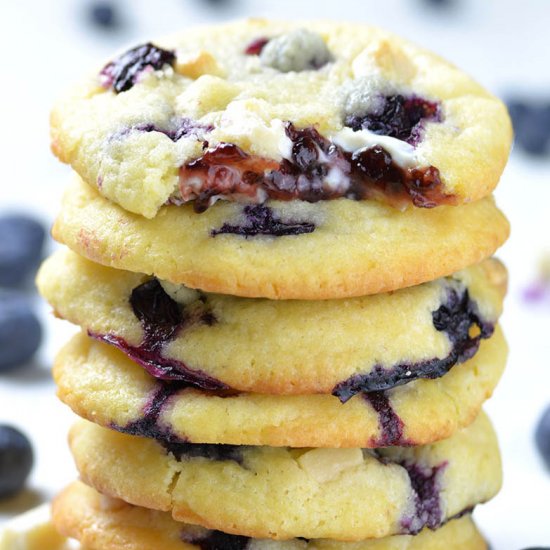 The Best Ever Blueberry Cookies