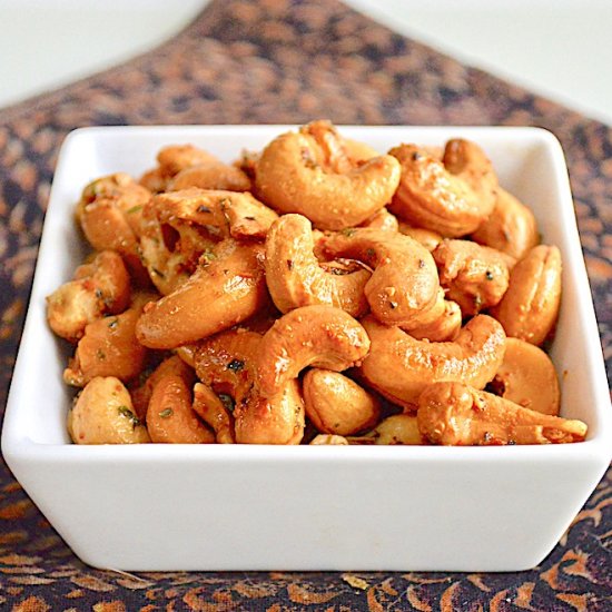 Parmesan Herb Roasted Cashews