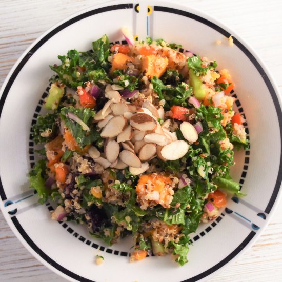 Vegan Quinoa Kale Salad