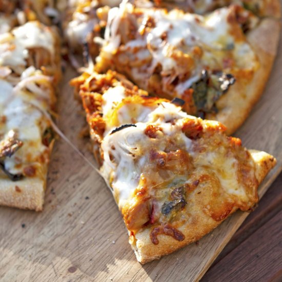 BBQ Jackfruit Pulled “Pork” Pizza