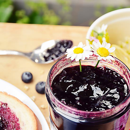 Fresh Homemade Blueberry Jam