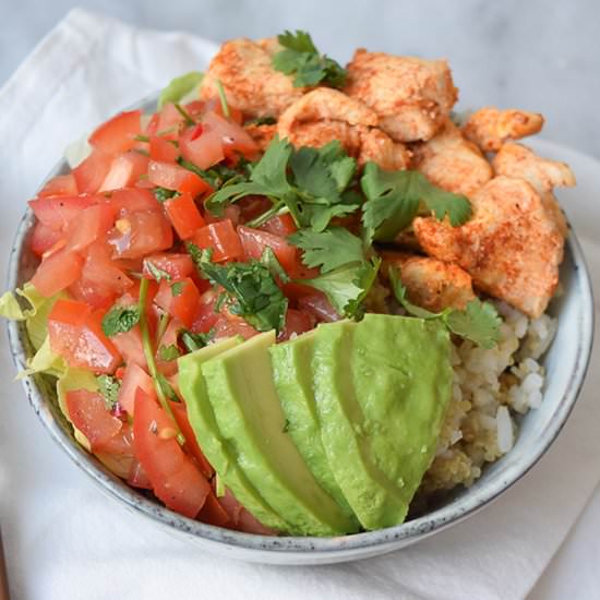 Mexican quinoa salad