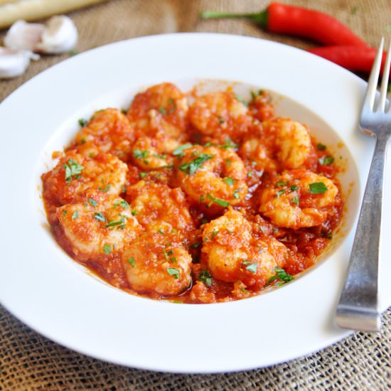 Shrimp with Spicy Tomato Sauce