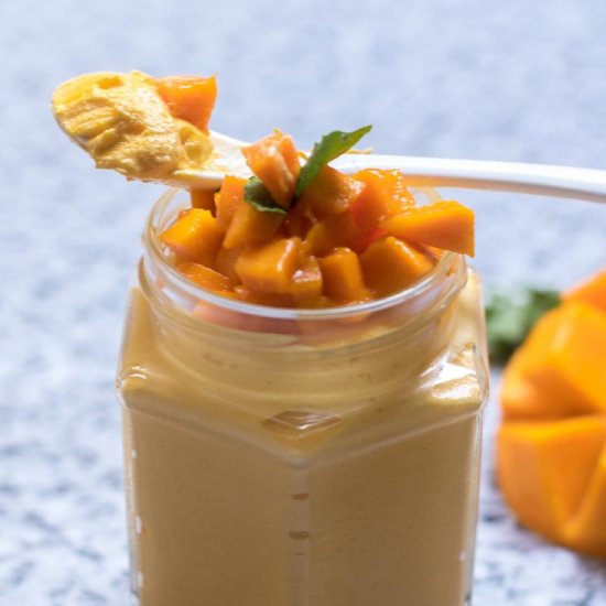 Mango Cheesecake Jars