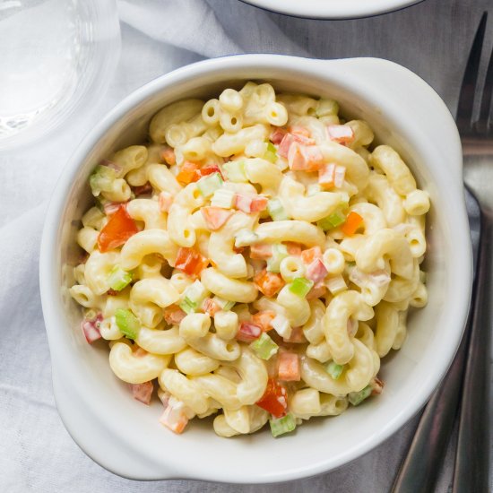 Lightened Up Classic Macaroni Salad