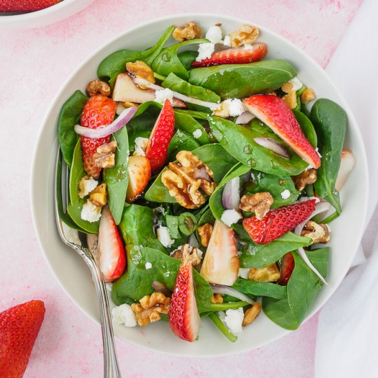 Strawberry Spinach Salad