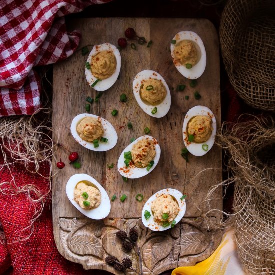 Tuna Deviled Eggs