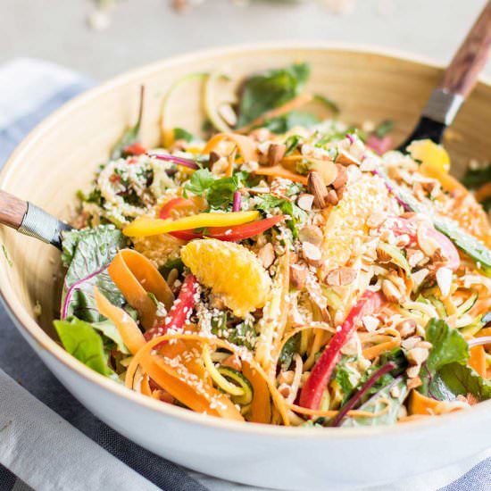 Orange Zoodle Salad