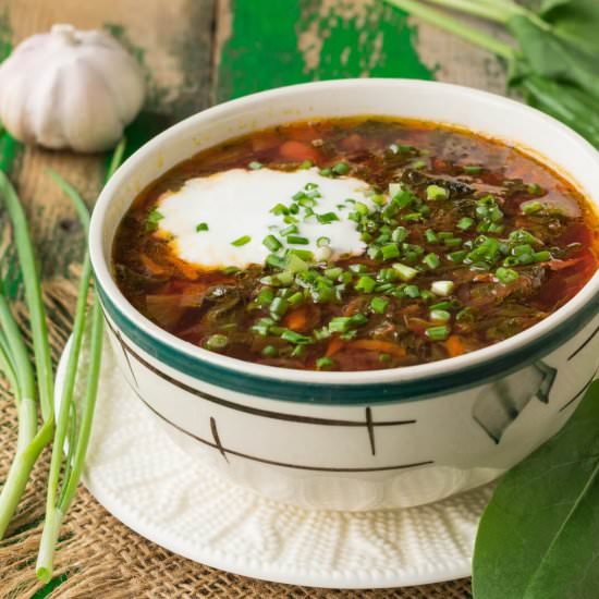 Ukrainian Green Borsch