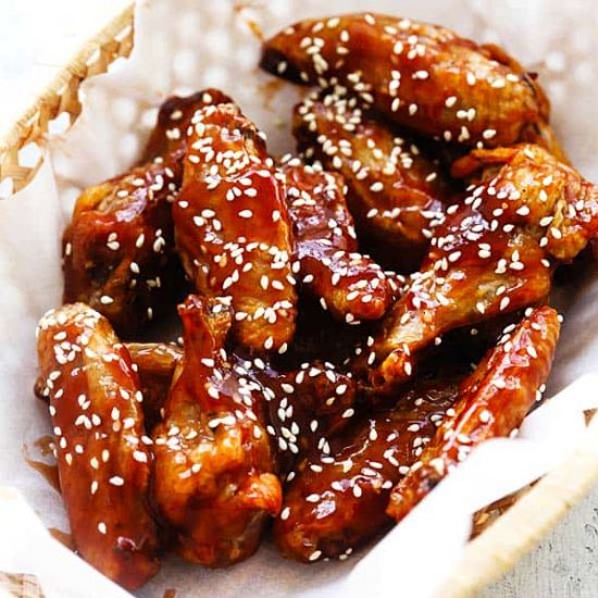 Sweet and Sour Chicken Wings