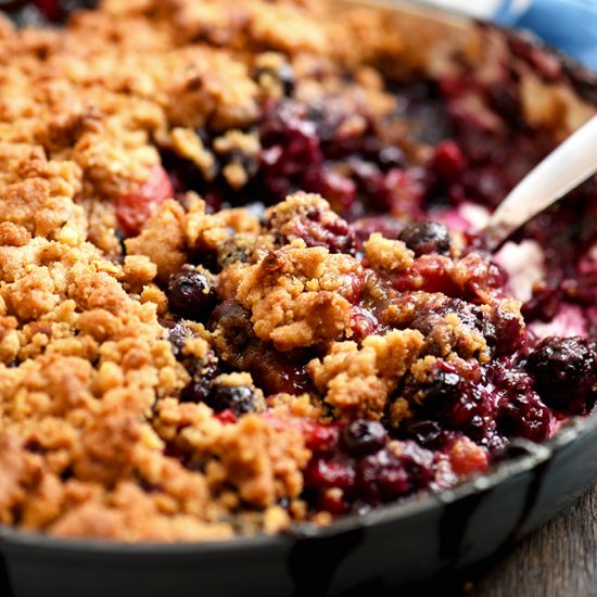 Mixed Berry Crumble