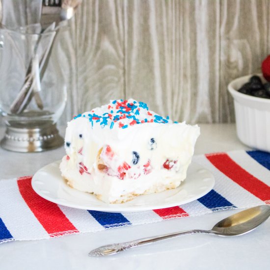 Patriotic Dessert Lasagna