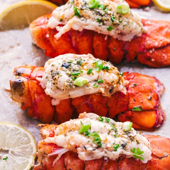 Garlic Butter Lobster Tails