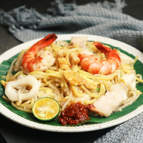 Singapore Hokkien Prawn Noodles