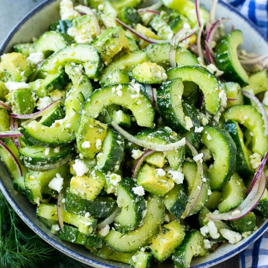 Cucumber Feta Salad