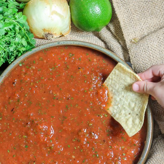 Restaurant Style Blender Salsa